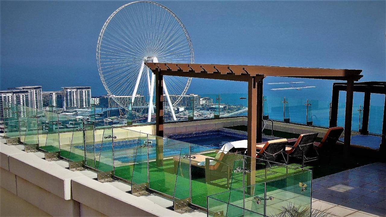 Dubai Jbr Amaz Penthouse Front Sea 5 Plus 1 Bdr Private Climatized Pool Экстерьер фото