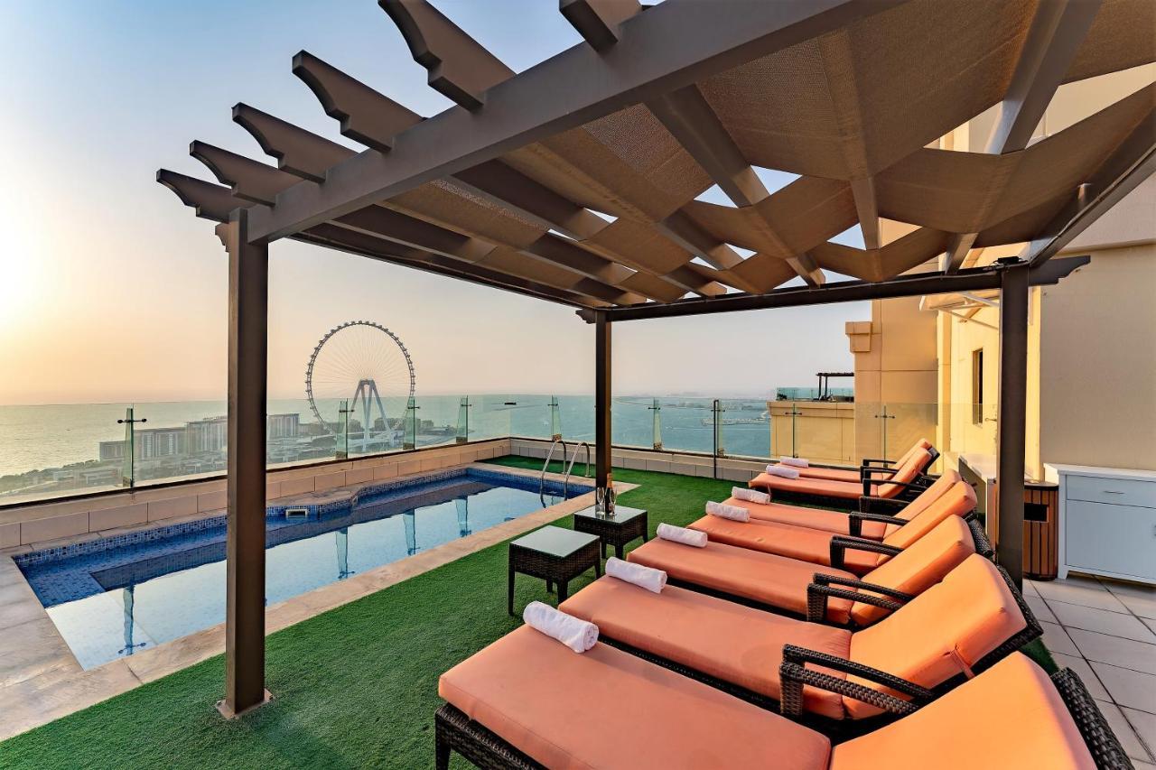 Dubai Jbr Amaz Penthouse Front Sea 5 Plus 1 Bdr Private Climatized Pool Экстерьер фото