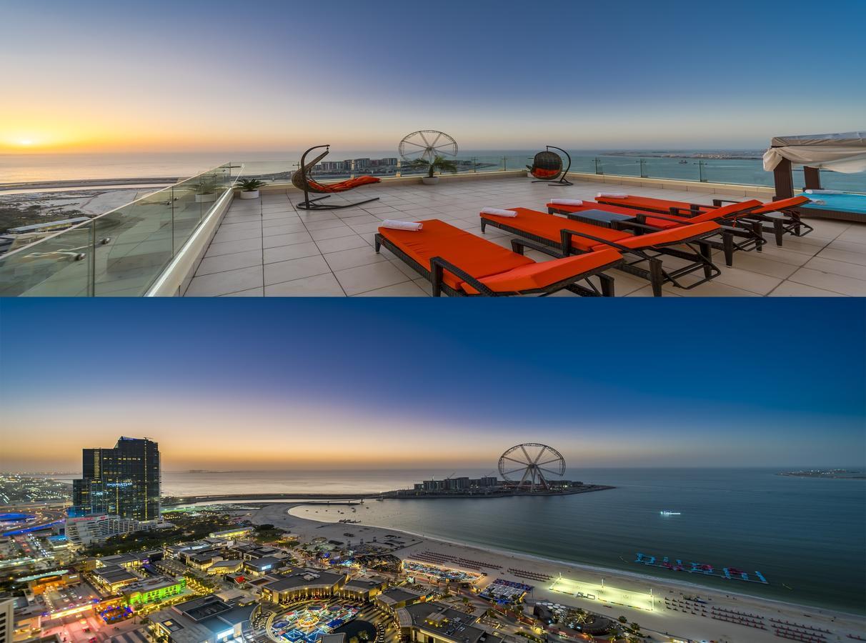 Dubai Jbr Amaz Penthouse Front Sea 5 Plus 1 Bdr Private Climatized Pool Экстерьер фото